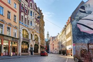 Street in the Old city of Riga